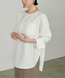 LARUTA カフス付き万能レイヤードプルオーバー ラルータ トップス その他のトップス グレー ホワイト【送料無料】