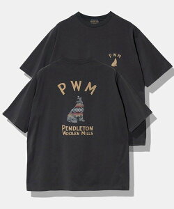 GSC MENS SELECT PENDLETON/�y���h���g�� Back Print Tee (MENS) �S�[�X���[�L�����o�� �g�b�v�X �V���c�E�u���E�X �u���b�N �z���C�g�y���������z