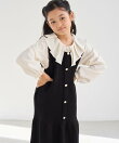 【KIDS/キッズ】アンチピリング 裾フレアジャンパースカート/リンクコーデ