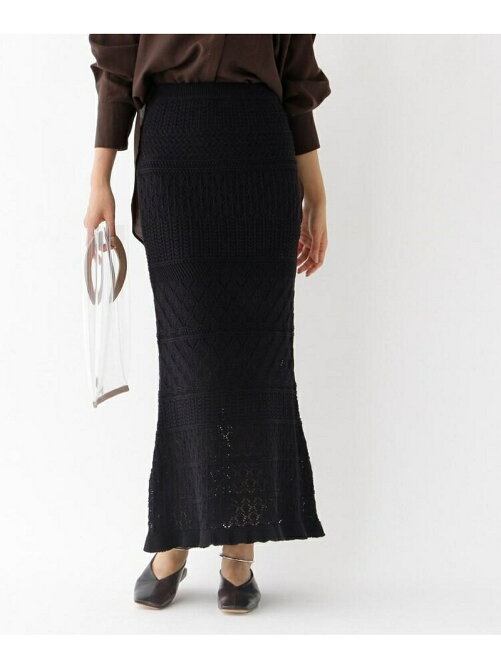 Aquagirl コットンクロシェマキシスカート Rakuten Fashion 楽天