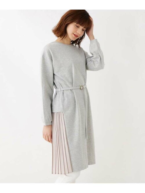 Shoo La Rue M Ll プリーツ切り替えベルテッドロングワンピース Rakuten Fashion 楽天ファッション 旧楽天ブランドアベニュー Ak5635