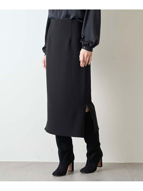 Whim Gazette ダブルクロスサイドスリットスカート Rakuten Fashion 楽天ファッション 旧楽天ブランドアベニュー Bm7635