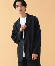 【SALE／50%OFF】BEAMS MEN BEAMS / ワンボタン 2/100 ウール ジャケット ビームス アウトレット ジャケット・アウター テーラードジャケット・ブレザー ネイビー【送料無料】