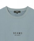 【ユニセックス】BEAMS HEART ロゴ ショートスリーブ カットソー(吸水速乾・毛玉軽減)