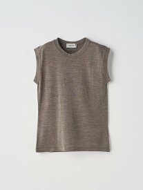 JOHN SMEDLEY JSロゴインターシャ ノースリーブニットプルオーバー ｜ A4826 ｜ 30G ジョンスメドレー トップス ニット【送料無料】