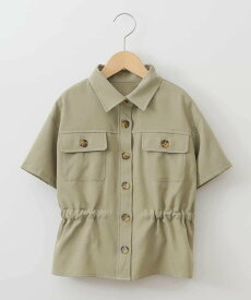 【SALE／79%OFF】a.v.v [100-130]【洗える】サファリシャツ[WEB限定サイズ] アー・ヴェ・ヴェ トップス シャツ・ブラウス ピンク カーキ