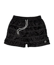 【SALE／50%OFF】bonjour records Richardson Striped Swim Trunks ボンジュールレコード パンツ その他のパンツ ブラック ホワイト【送料無料】