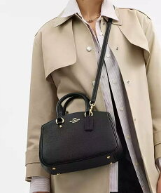 【SALE／70%OFF】COACH OUTLET 【公式】サバンナ スモール キャリーオール バッグ コーチ　アウトレット バッグ ショルダーバッグ ブラック【送料無料】