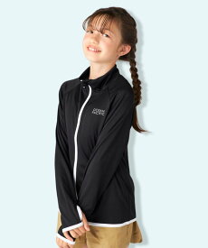 Ocean Pacific Ocean Pacific 長袖ジップラッシュガード　UVパーカー キッズ 水着 UVカット オーピー/ラスティー/セブンツー 水着・スイムグッズ ラッシュガード ブラック パープル ブルー ネイビー ピンク ホワイト