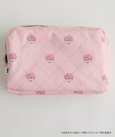 natural couture ＜多聞くん今どっち!?コラボ＞イケ原ジメ原リバーシブルポーチ ナチュラルクチュール バッグ その他のバッグ【送料無料】