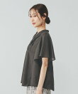 イージーケアリネンタックブラウス/611205