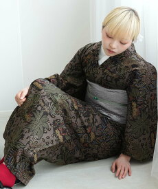 Nico@ntique ニコアンティーク 単衣着物 ナイトサファリ ウタタネ 着物・浴衣・和装小物 着物【送料無料】