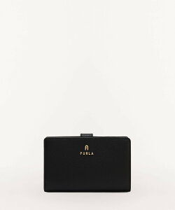 FURLA FURLA CAMELIA M COMPACT WALLET �t���� ���z�E�|�[�`�E�P�[�X ���z �u���b�N�y���������z