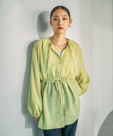 LEPSIM 着回しブラウス《2点セット》 レプシィム トップス シャツ・ブラウス イエロー ブラック ベージュ…