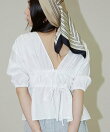 2WAY シャーリング ブラウス 限定展開