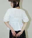 2WAY シャーリング ブラウス 限定展開