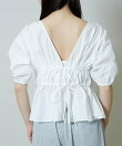 2WAY シャーリング ブラウス 限定展開
