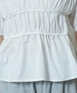 2WAY シャーリング ブラウス 限定展開