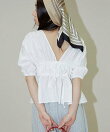 2WAY シャーリング ブラウス 限定展開