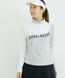 【SALE／30%OFF】JUN&ROPE' 【UV】【吸水速乾】チューリップ襟長袖プルオーバー ジュンアンドロペ トップス カットソー・Tシャツ ブラック グレー ピンク【送料無料】