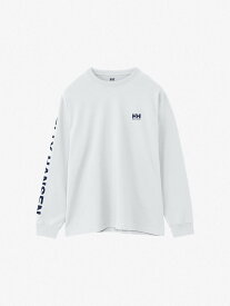 HELLY HANSEN ロングスリーブレターティー ヘリーハンセン トップス カットソー・Tシャツ ホワイト ブラック ブルー【送料無料】