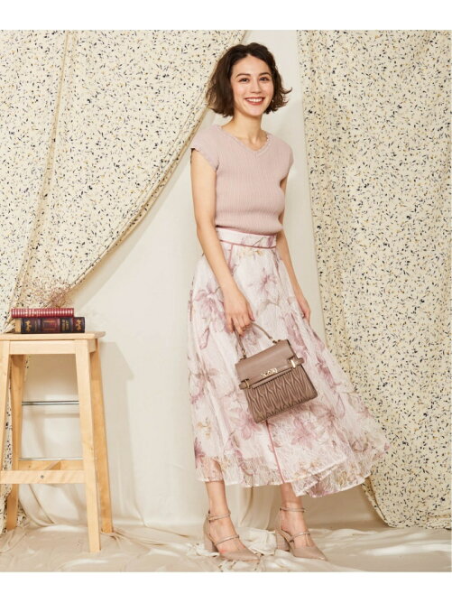 Noela 配色ライン花柄スカート Rakuten Fashion 楽天ファッション 旧楽天ブランドアベニュー Et7639