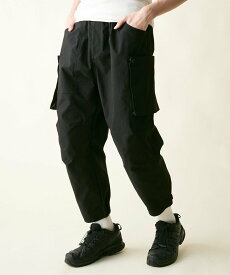 rehacer rehacer:3D Pocket Cargo Pants レアセル パンツ カーゴパンツ ブラック グリーン【送料無料】