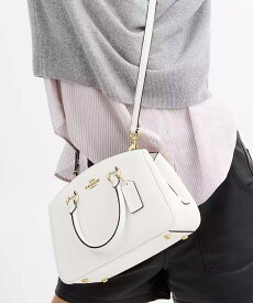 【SALE／70%OFF】COACH OUTLET 【公式】サバンナ スモール キャリーオール バッグ コーチ　アウトレット バッグ ショルダーバッグ ホワイト【送料無料】