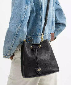 【SALE／50%OFF】COACH OUTLET 【公式】ローアン バケット バッグ コーチ　アウトレット バッグ ショルダーバッグ ブラック【送料無料】