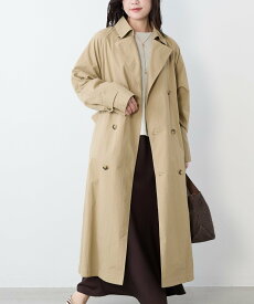 【SALE／40%OFF】MICA&DEAL トレンチコート マイカアンドディール ジャケット・アウター トレンチコート グレー ベージュ【送料無料】
