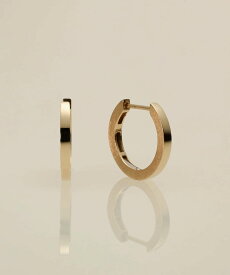 XOZ K18 flat hoop pierced earring[medium] フラット フープピアス [ミディアム] クロスオズ アクセサリー・腕時計 ピアス ゴールド【送料無料】