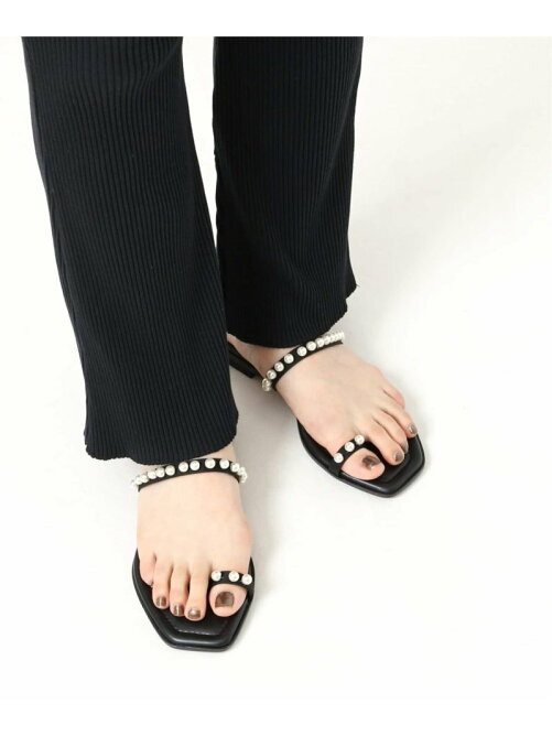 Le Talon スクエアパールトングサンダル Rakuten Fashion 楽天ファッション 旧楽天ブランドアベニュー Cu8640