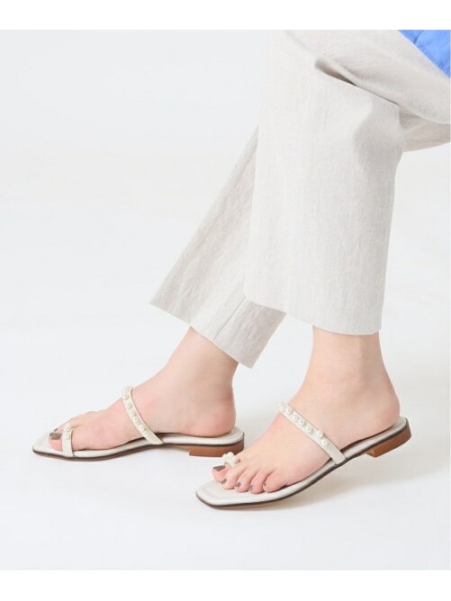Le Talon スクエアパールトングサンダル Rakuten Fashion 楽天ファッション 旧楽天ブランドアベニュー Cu8640