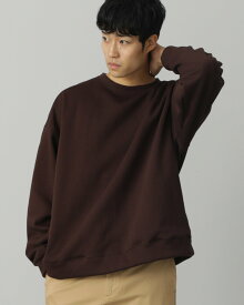 【SALE／70%OFF】BEAMS HEART BEAMS HEART / 裏シャギー クルーネック スウェット ビームス アウトレット トップス スウェット・トレーナー ブラウン