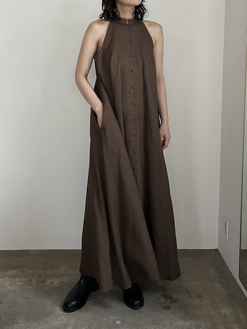 CASA FLINE｜スタンドカラーアメスリーブドレス | Rakuten Fashion 