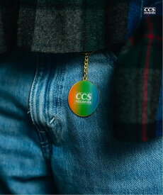 【SALE／30%OFF】417 EDIFICE 【CCS records. / シーシーエスレコード.】KEYCHARM フォーワンセブン エディフィス 財布・ポーチ・ケース その他の財布・ポーチ・ケース ゴールド