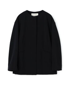 【SALE／40%OFF】Ballsey ジョーゼットジャージー ノーカラージャケット トゥモローランド ジャケット・アウター ノーカラージャケット【送料無料】