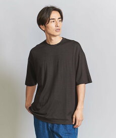 【SALE／40%OFF】BEAUTY&YOUTH UNITED ARROWS ウォッシャブルウール ショートスリーブ Tシャツ ユナイテッドアローズ アウトレット トップス カットソー・Tシャツ ネイビー グレー ブラウン【送料無料】