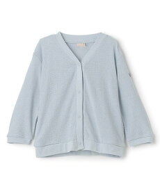【SALE／40%OFF】petit main 【接触冷感】カットカーディガン ナルミヤオンライン トップス カーディガン ブルー ベージュ ネイビー