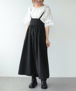 �ySALE�^30%OFF�zThree Four Time Three Four Time/�n�C�E�G�X�g�T�X�y���_�[�������[�X�J�[�g �X���[�t�H�[�^�C�� �X�J�[�g �����O�E�}�L�V�X�J�[�g �u���b�N�y���������z