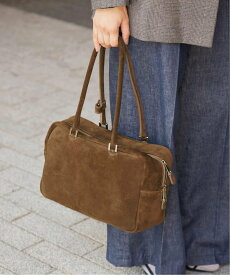 IENA 《追加予約》Manuel MILANO/マニュエルミラノ SUEDE BOSTON スエードボストンバッグ イエナ バッグ ボストンバッグ ブラウン【送料無料】
