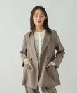 ウツクシルエットダブルジャケット/一部店舗限定/766163