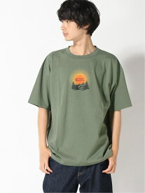 MANASTASH MANASTASH/(M)MANASTASH RECYCLED TEE DAY BREAK ゴースローキャラバン トップス カットソー・Tシャツ グリーン ブラック ホワイト【送料無料】