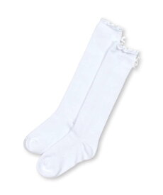 BeBe 透かし編みハイソックス(15~24cm) ベベ オンライン ストア 靴下・レッグウェア 靴下 ホワイト