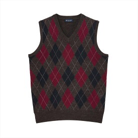 【SALE／27%OFF】BRICK HOUSE by Tokyo Shirts ニット アーガイル ベスト メンズ BM05J500DM50V00-38 トーキョーシャツ トップス ベスト・ジレ グレー【送料無料】