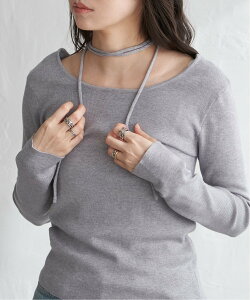 �ySALE�^30%OFF�zVENCE share style Ladys �`���[�J�[�t���O��2WAY�j�b�g ���@���X �G�N�X�`�F���W �g�b�v�X ���̑��̃g�b�v�X �u���E�� �z���C�g �u���b�N ���b�h