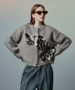 MAISON SPECIAL Dalmatian Knit Cardigan メゾンスペシャル トップス ニット ネイビー グレー【送料無料】