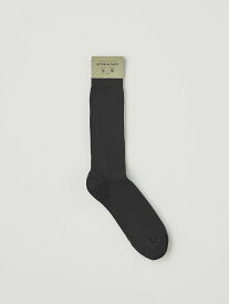 JOHN SMEDLEY Unisex Ribbed Socks ｜ EDALE ジョンスメドレー 靴下・レッグウェア 靴下 ブラック【送料無料】