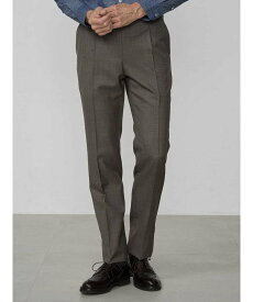 Aquascutum MEN Mixyarn High Twist Trousers アクアスキュータム パンツ スラックス・ドレスパンツ ネイビー ブラウン グレー【送料無料】