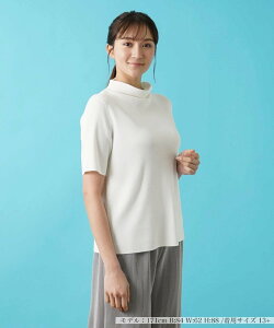 �ySALE�^20%OFF�zLeilian PLUS HOUSE �y�X���l�C�z�n�C�l�b�N�����J�b�g�\�[ �����A���@�v���X�n�E�X �g�b�v�X �j�b�g �u���[ �l�C�r�[ �s���N �z���C�g�y���������z
